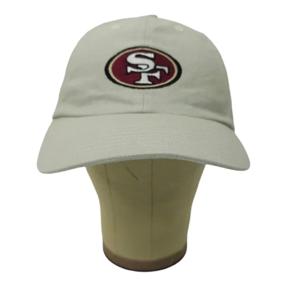 NFL San Francisco 49ers Adjustable Strapback Cap Football Baseball Hat Khaki